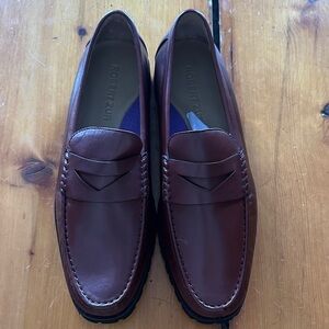 Robert Zur Men's Chestnut Slip-On Loafers